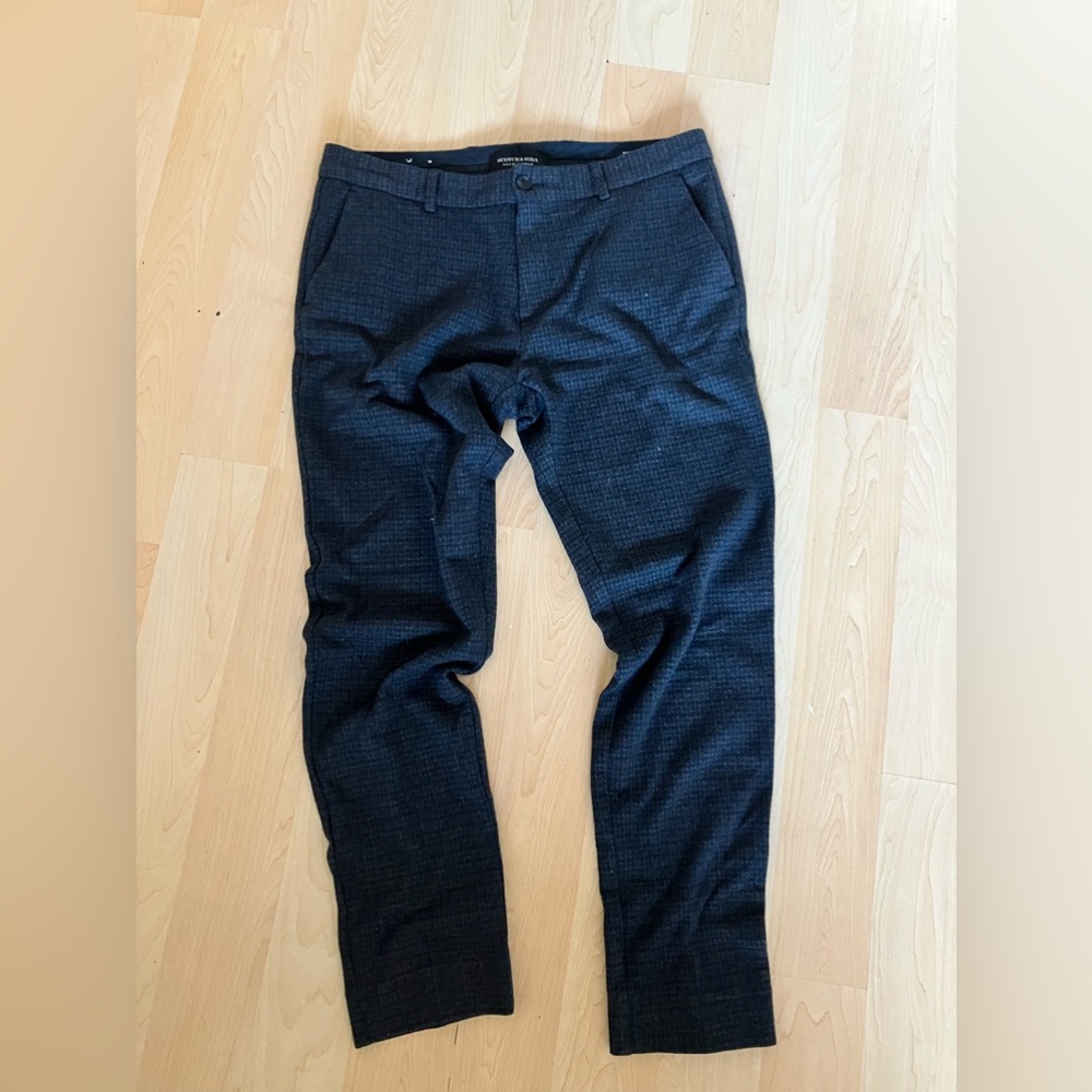 Men’s 32x32 Scotch & Soda plaid dress pants